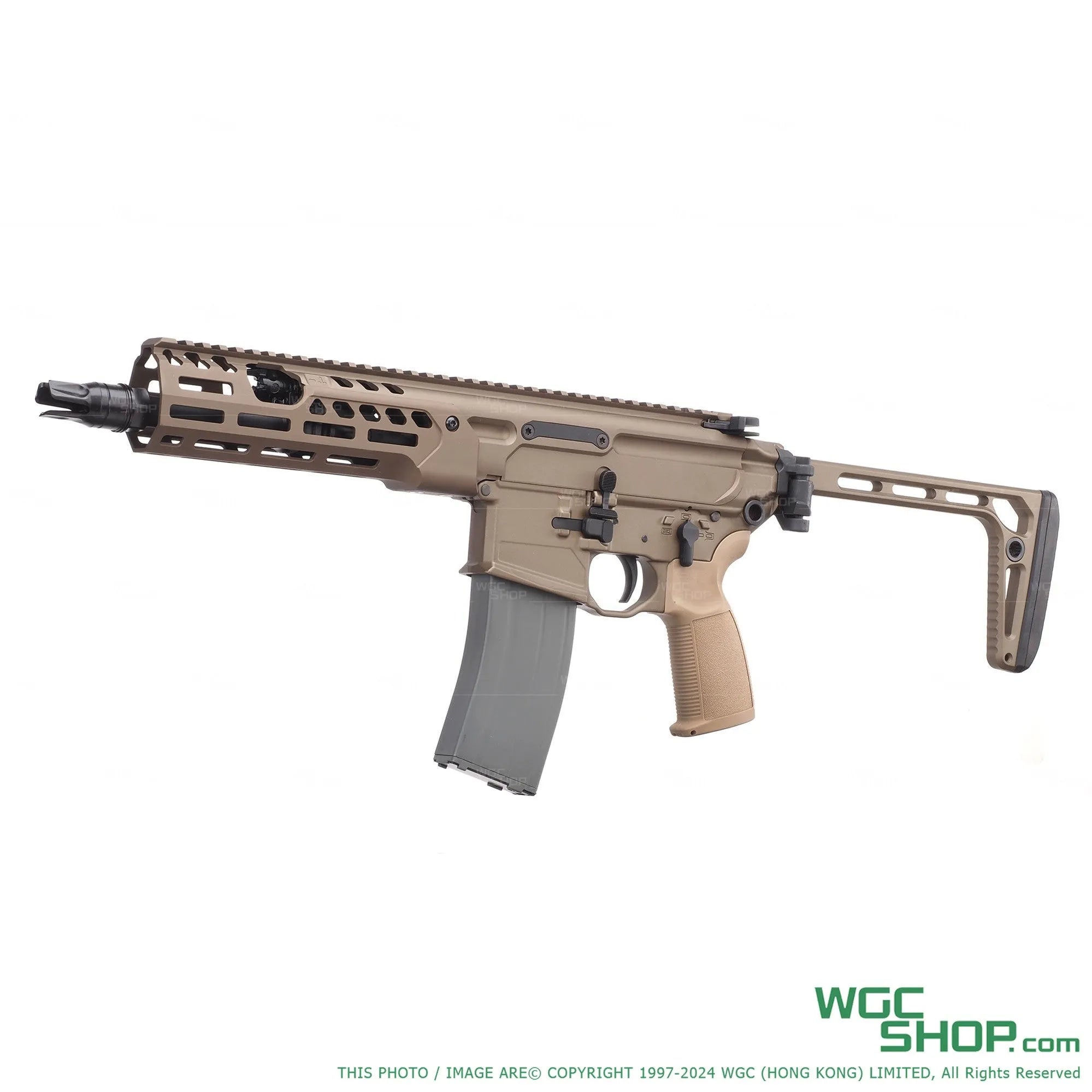 APFG S-008TN SPEAR LT 9 Inch SBR GBB Airsoft - TAN