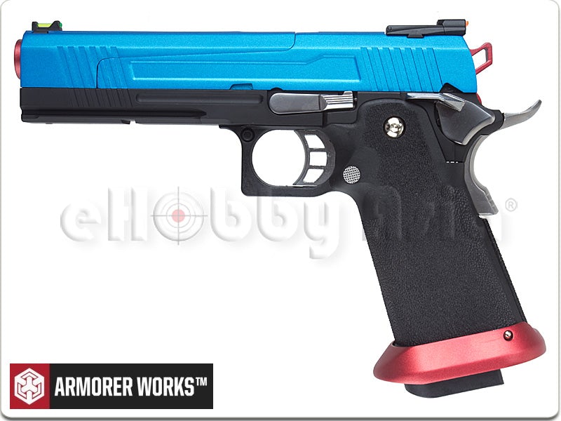 Armorer Works Hi-Capa 5.1 Hi-Speed GBB Pistol (Blue)