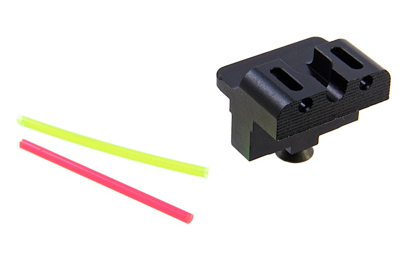 Dynamic Precision Fiber Optic Rear Sight for Marui / WE  Model 17 GBB