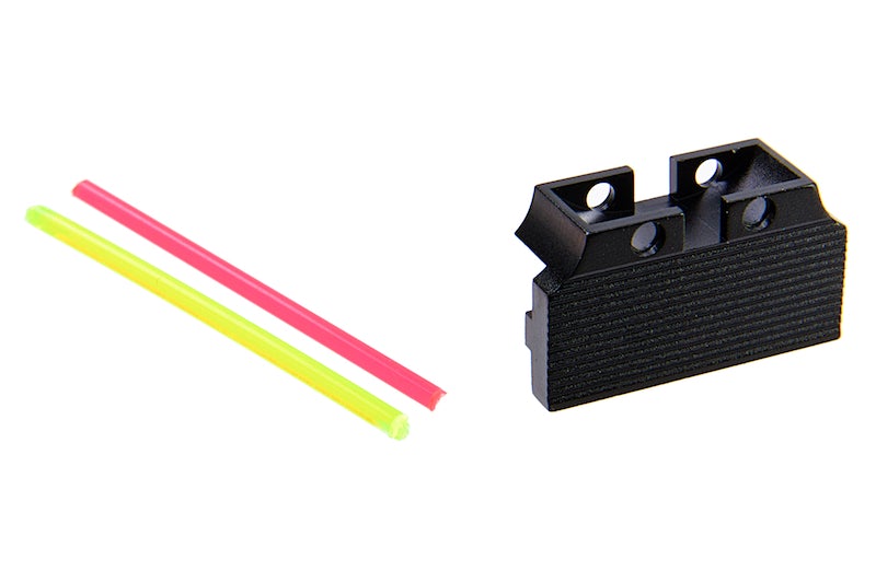 Dynamic Precision Aluminum Fiber Optic Rear Sight for TM Hi-Capa (Back Plate only)
