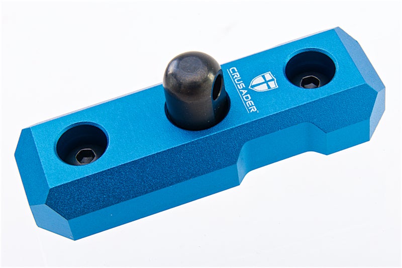 Crusader Bipod Mount for M LOK Rail - Blue