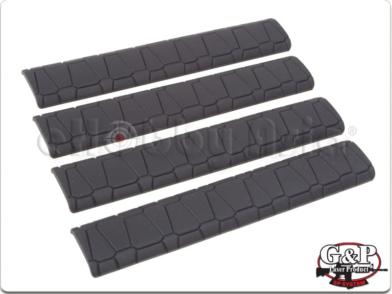 G&P M LOK Soft Rail Cover (4pcs Set, Black)