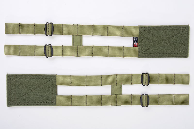 Crye Precision (By ZShot) Adaptive Vest System (AVS) 2-Band Skeletal Cummerbund (L Size / Ranger Gre