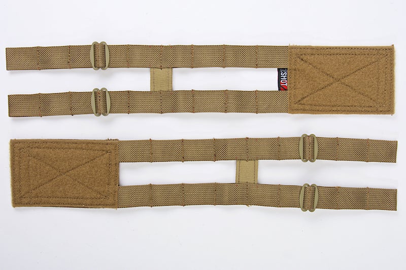 Crye Precision (By ZShot) Adaptive Vest System (AVS) 2-Band Skeletal Cummerbund (M Size / Coyote Bro