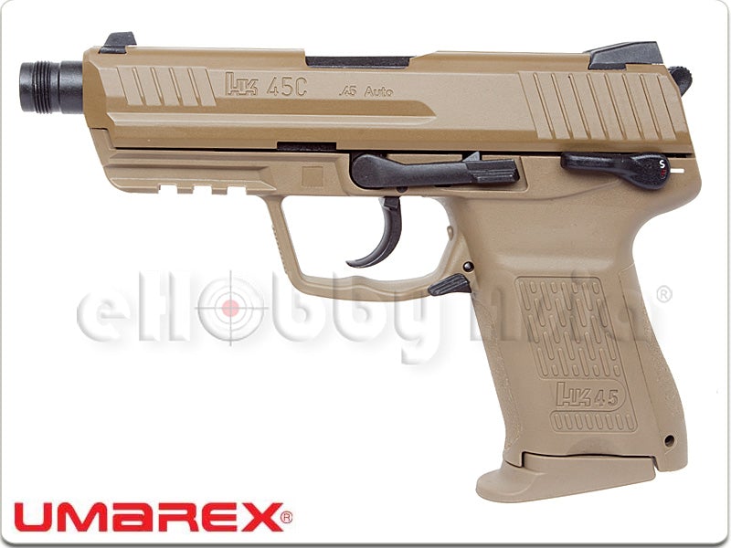 Umarex (VFC) HK45 Compact Tactical GBB Pistol (Asia/ Dark Earth)