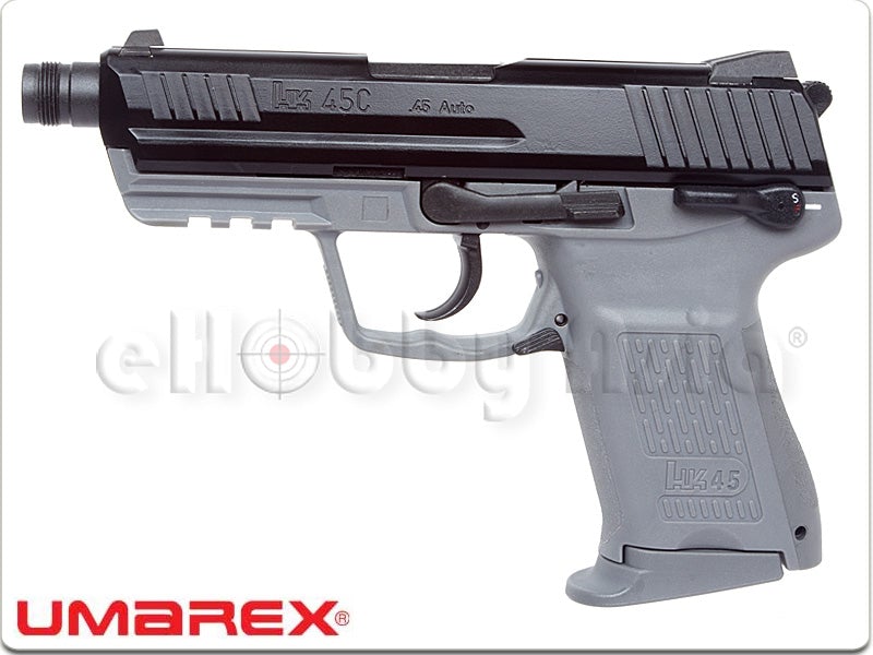 Umarex (VFC) HK45 Compact Tactical GBB Pistol (Asia/ Grey)