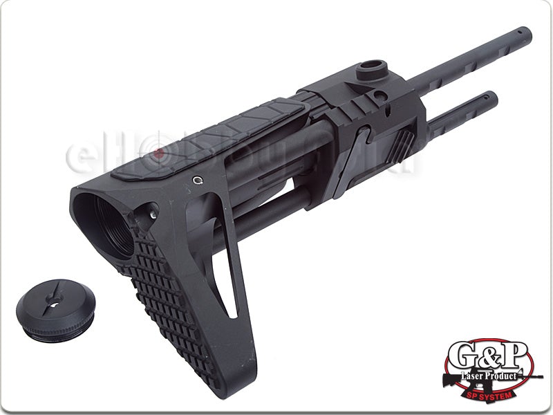 G&P M4 AEG PDW Stock Slim (Snake, Black)