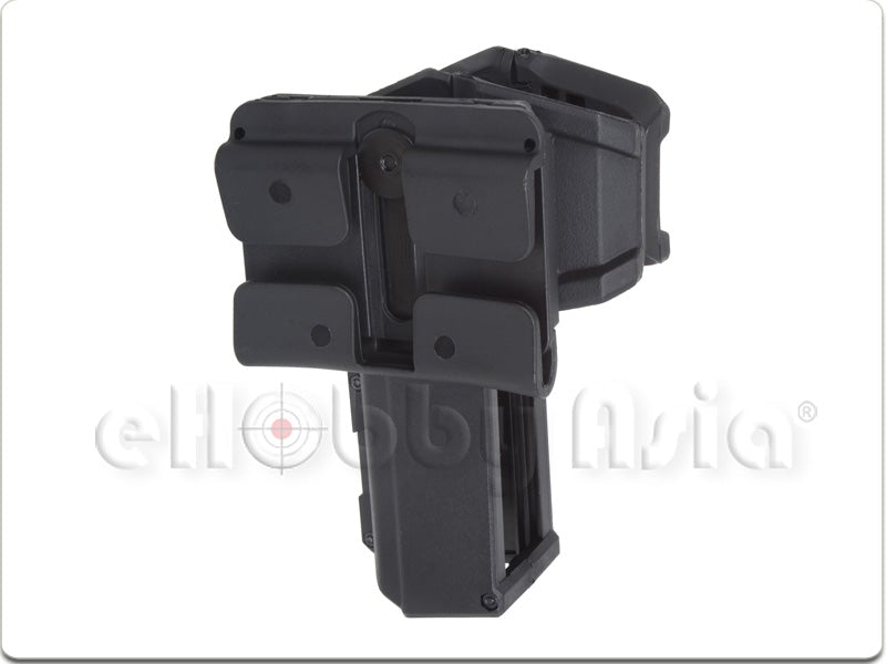 Blackcat Tactical Molle Holster for G17/G18C Pistol (Black)