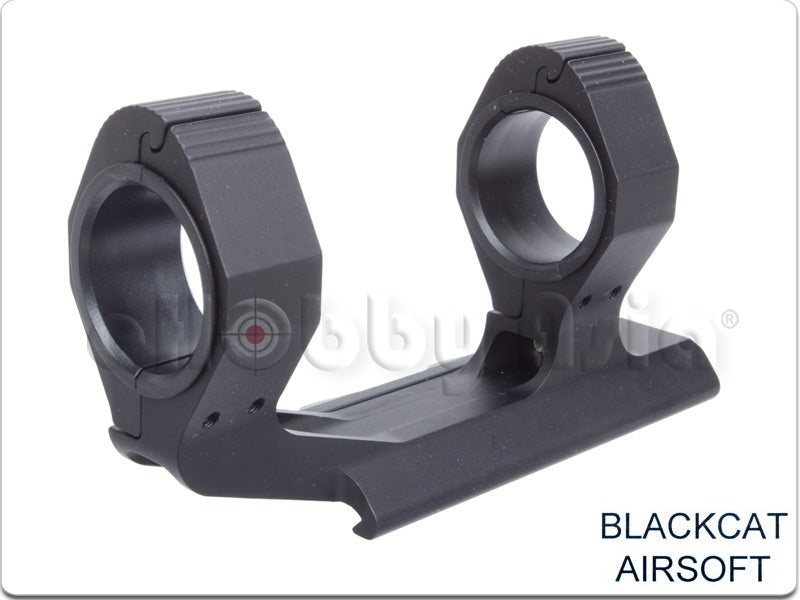 Blackcat 25/30mm Short Exteneded Dual Scope Mount (Black)