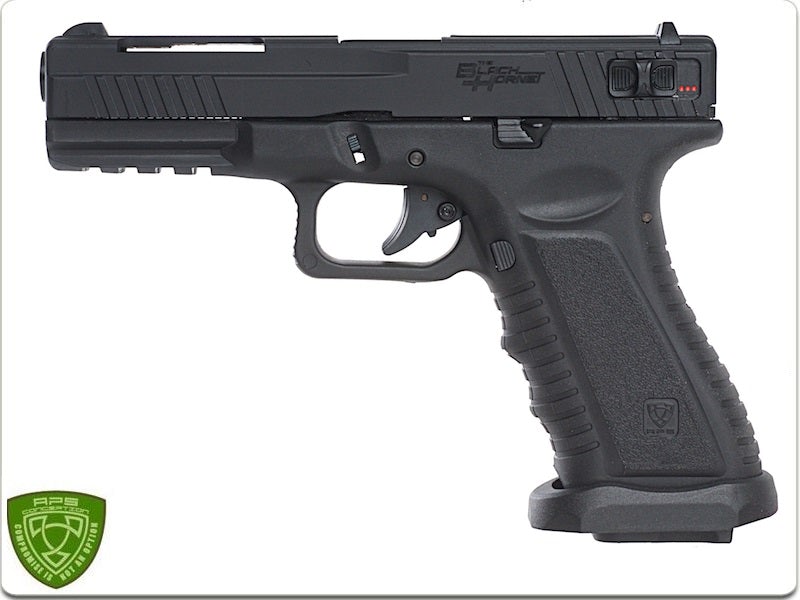 APS Black Hornet Semi / Auto GBB Pistol (Co2 Version)