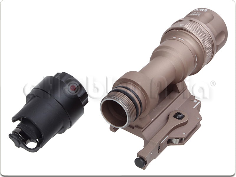Blackcat M-952 Tactical Flashlight with Rail Mount (Tan)