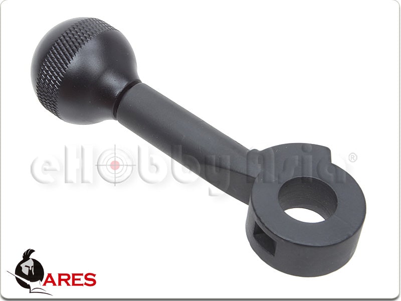 ARES (ARES) Striker S1 Zine Alloy CNC Cocking Handle (Matt Gray, Type 2)