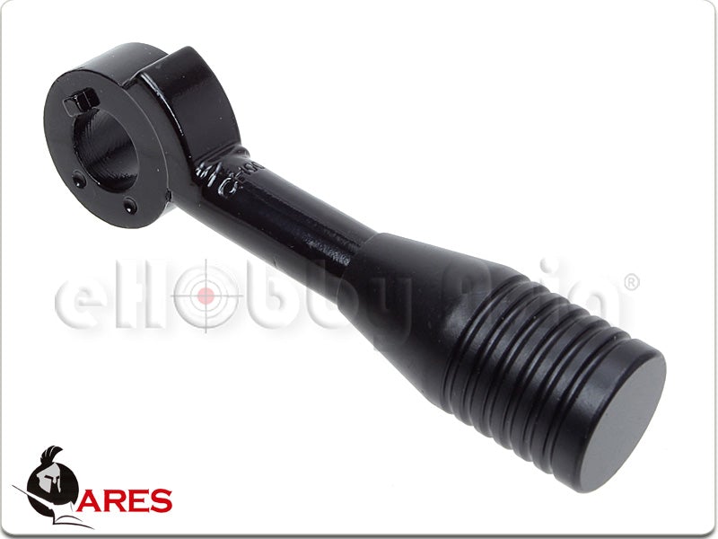 ARES (ARES) Striker S1 Zine Alloy CNC Cocking Handle (Gloss Black, Type 4)