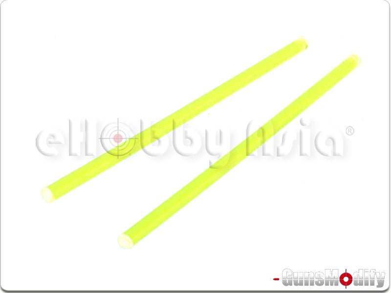 Guns Modify Gun Sight 2.0mm Fiber Optic (Green, 50mm x 2)