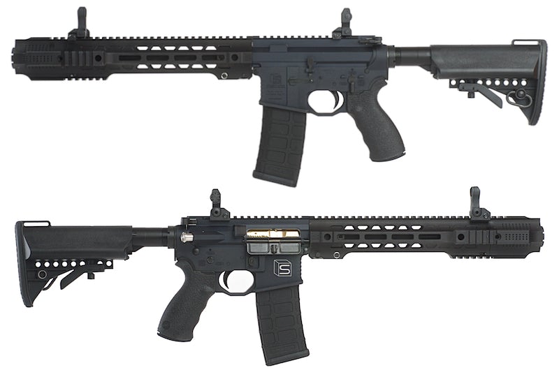 EMG Salient Arms Licensed GRY M4 SBR Airsoft GBB Training Rifle