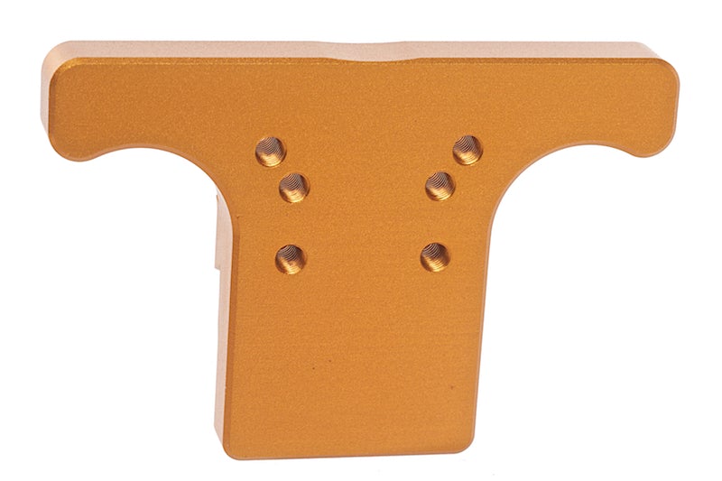 KJ Works Rear Sight Plate for CZ SP-01 Shadow - Orange