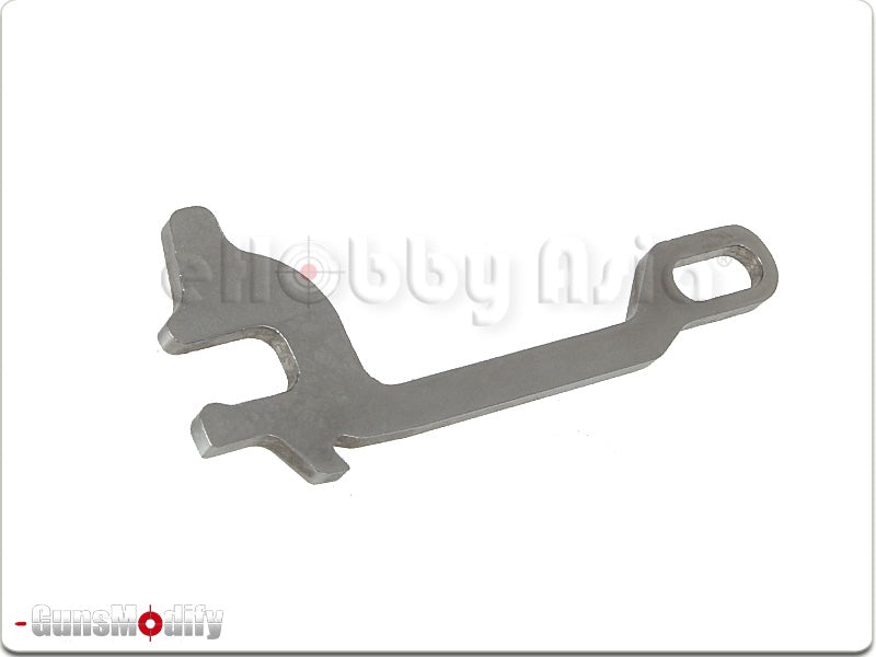 Guns Modify CNC Stainless Steel Light Weight Bolt Stop Plate for Marui M4 GBB