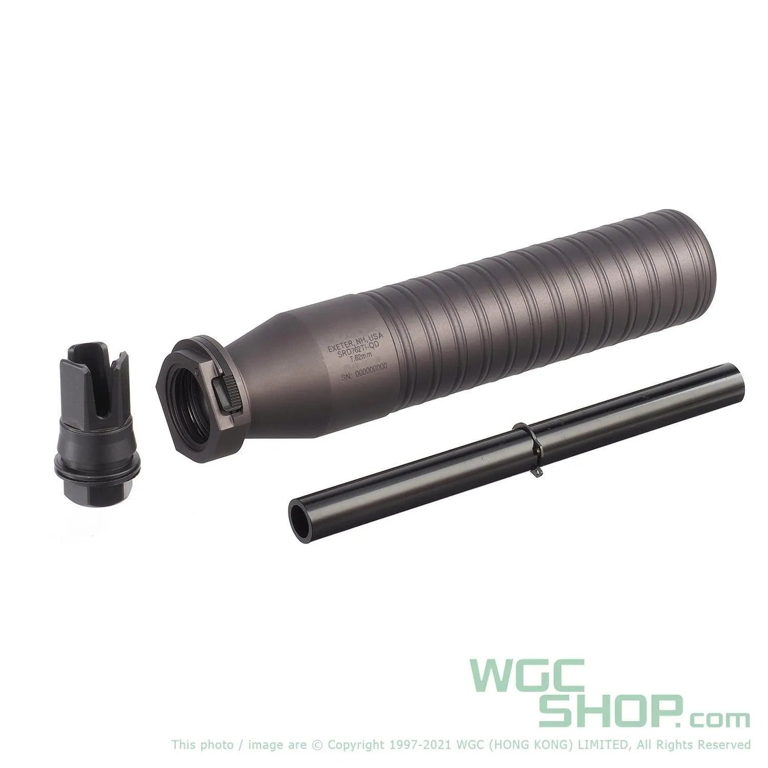 AIRSOFT ARTISAN MCX 762Ti Style QD Barrel Extension with 3Prong Muzzle Brake