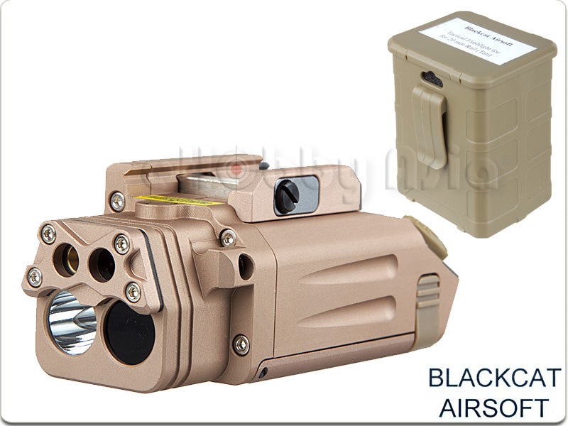 Blackcat Tactical Flashlight for 20mm Rail (Tan)