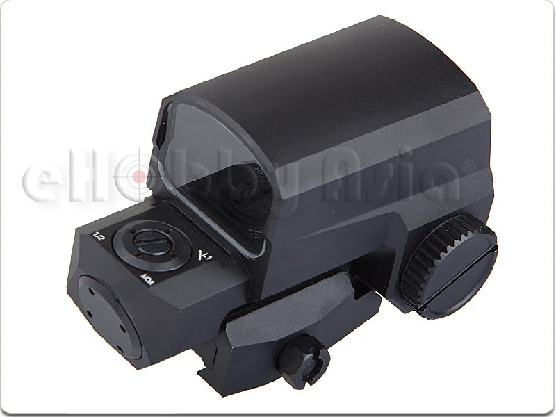 Blackcat Adjustable LED LC Red Dot Sight Set (Black)