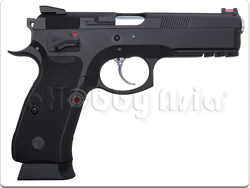 KJ Works CZ-75 SP-01 Shadow GBB Pistol (ASG, CO2 Black)