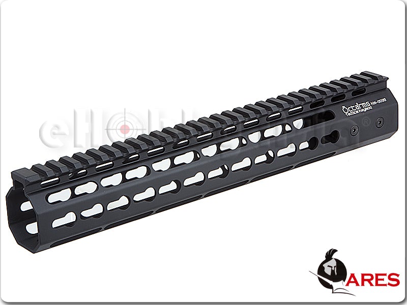ARES Octarms 12 Inch Tactical Keymod System Handguard Set (Black)