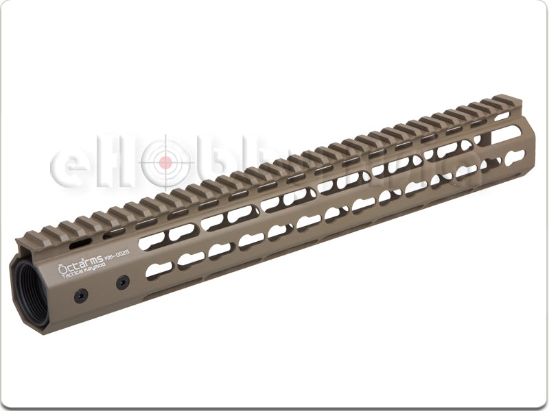 ARES Octarms 13.5 Inch Tactical Keymod System Handguard Set (Dark Earth)