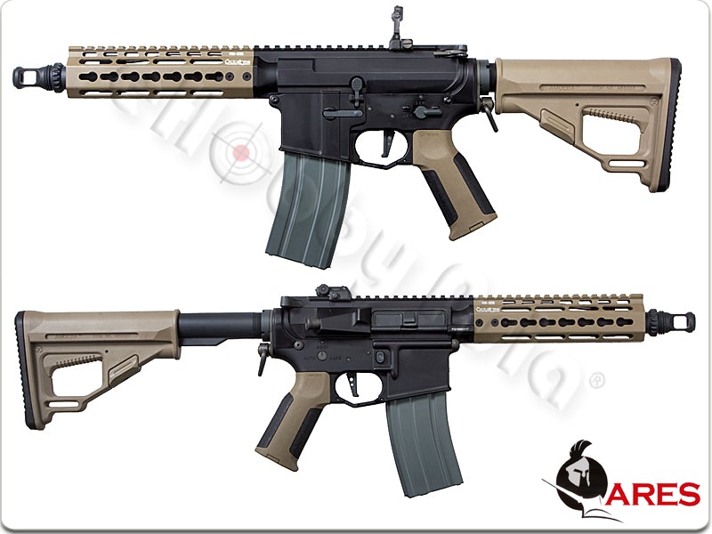 Amoeba (ARES) M4 Octarms 7 Inch Keymod Airsoft AEG (Dark Earth)