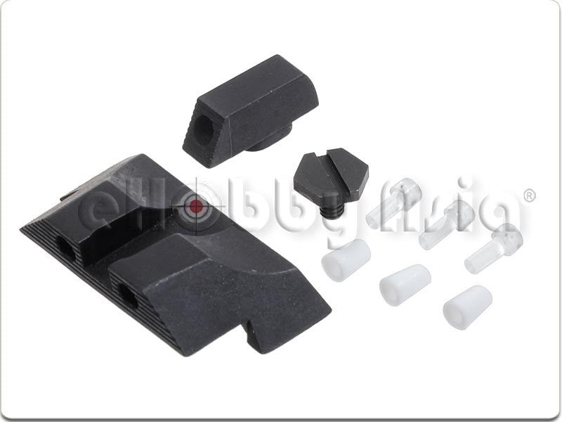 Crusader Steel Front Sight and Rear Sight for Stark Arms G17/G18C/G19 GBB