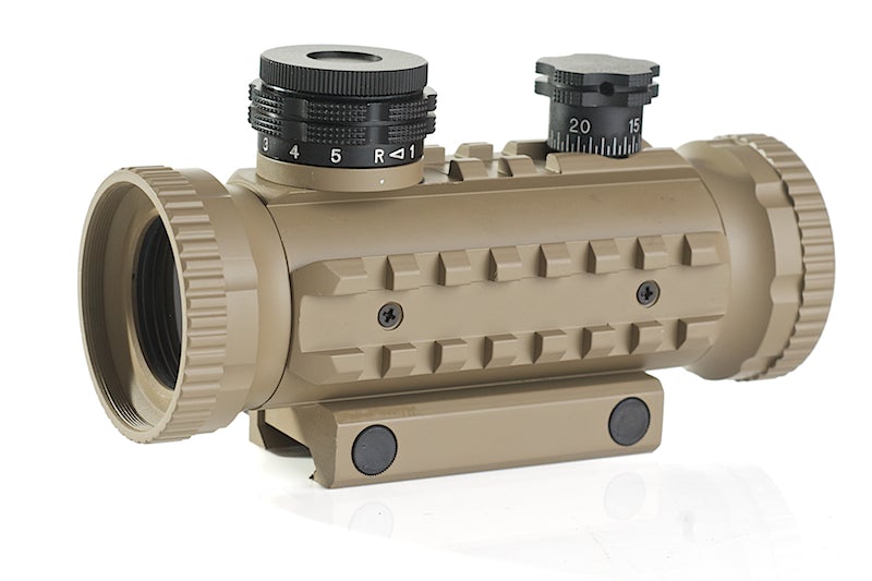 AIM 1X30 Red/Green Dot With RIS Rails (Dark Earth)