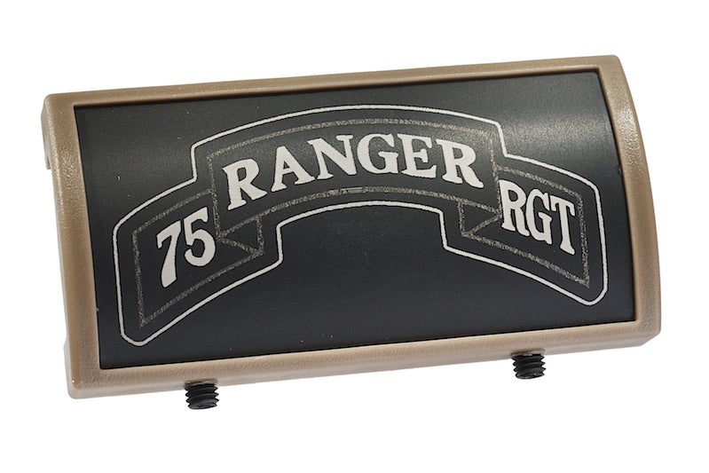 Custom Gun Rails (CGR) Aluminum Rail Cover (75 Ranger Regiment Scroll, Large Laser Engraved Aluminum