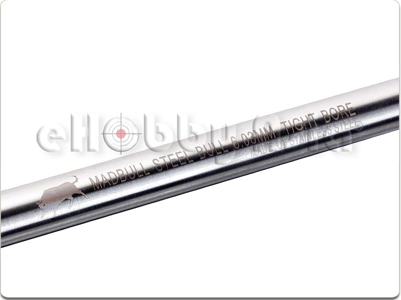 Madbull STEEL BULL 6.03mm Tight Bore AEG Barrel (Stainless Steel / 247mm)