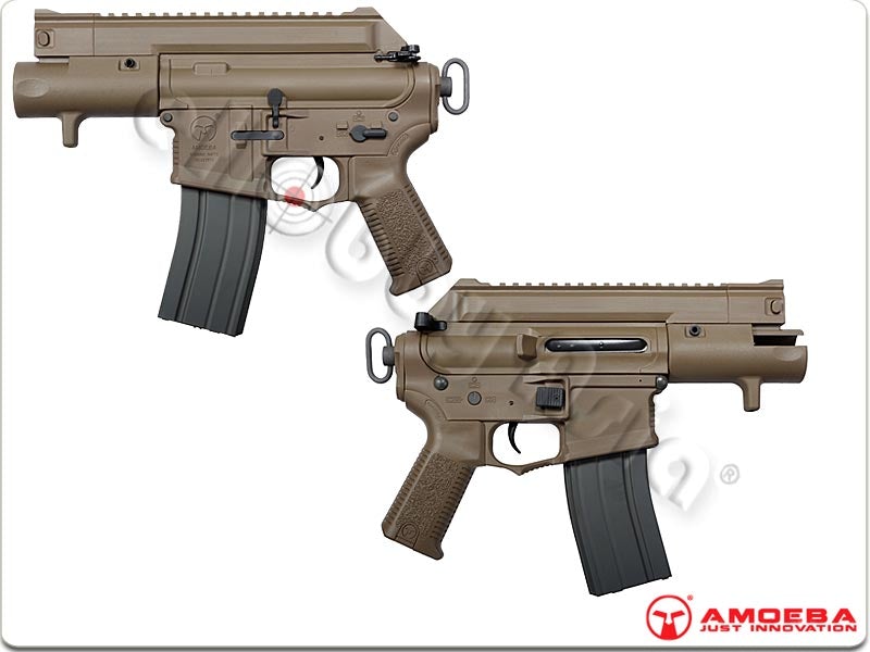 Amoeba (ARES) M4 CCP Tactical Pistol AEG (Dark Earth)