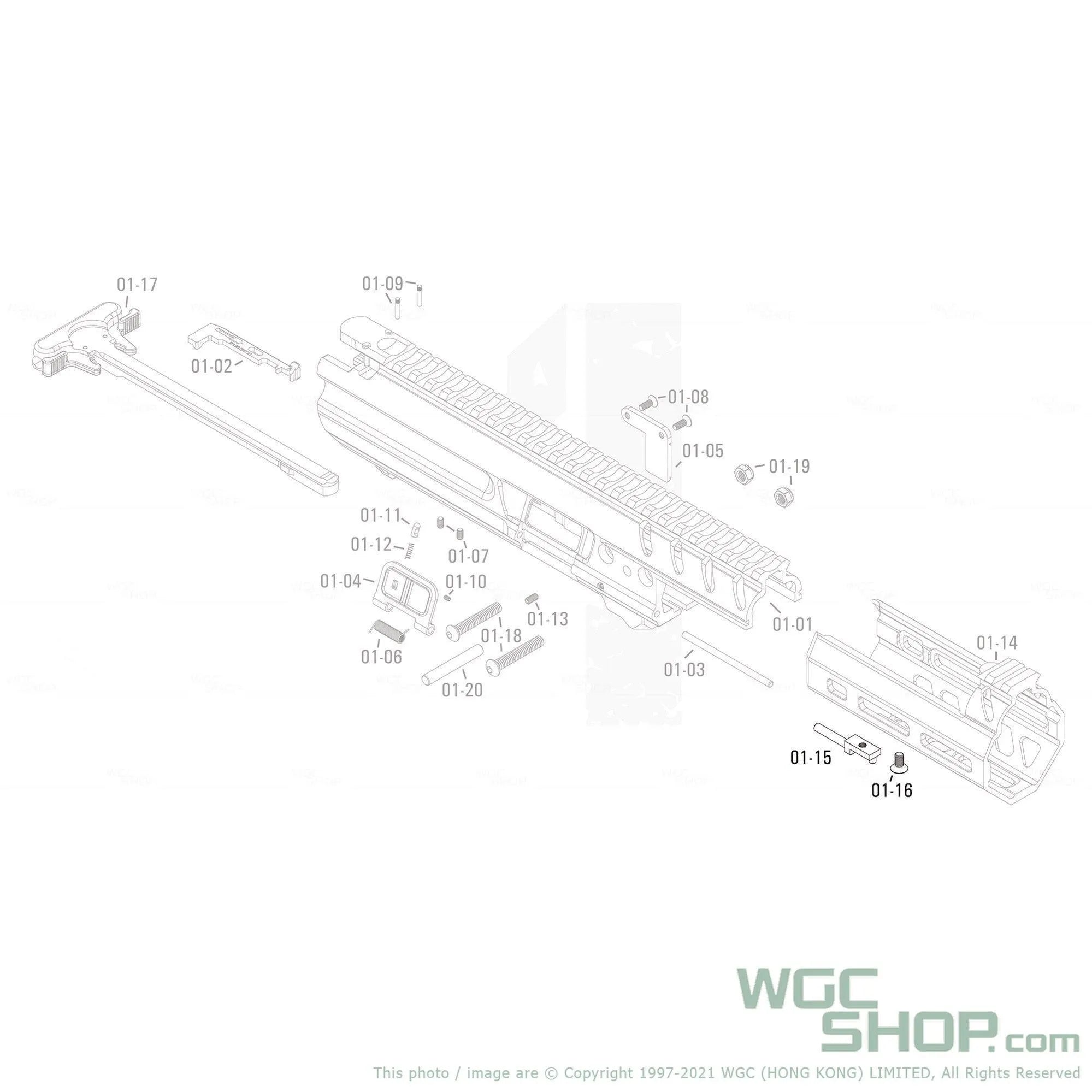 APFG Original Parts - MPX GBB Handguard Connector ( 01-15 / 01-16 )
