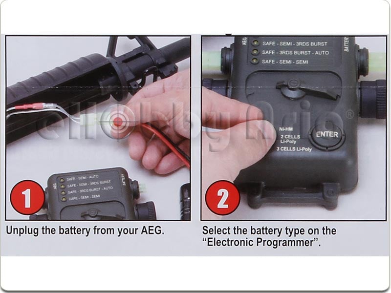 ARES / Amoeba Electronic Gearbox Programmer for ARES Electronic Firing Control System Gearbox