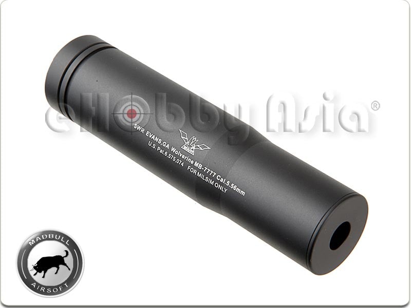 Madbull SWR Barrel Extension 6 inch WOLVERINE (14mm CCW Thread)