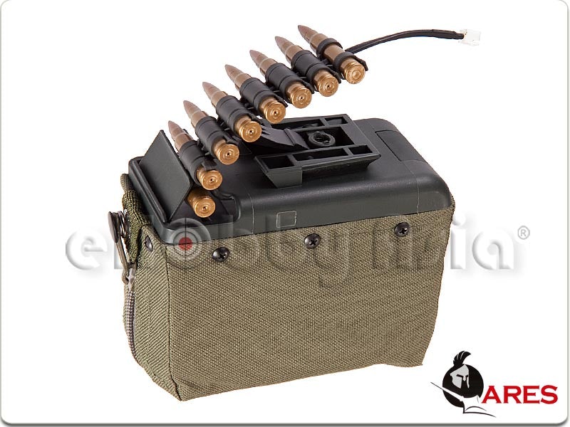 ARES 1100rd Box Magazine for LMG AEG (Green)
