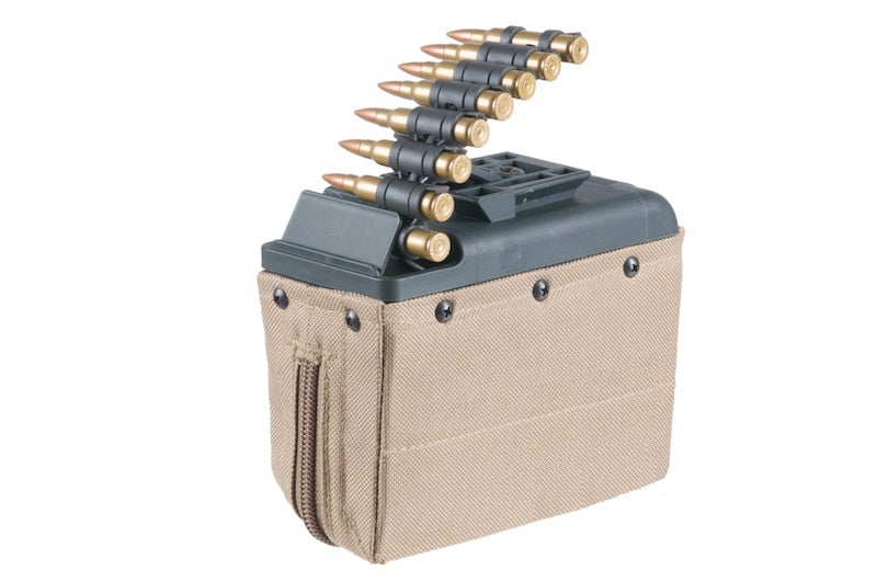 ARES 1100rd Box Magazine for LMG AEG (Tan)