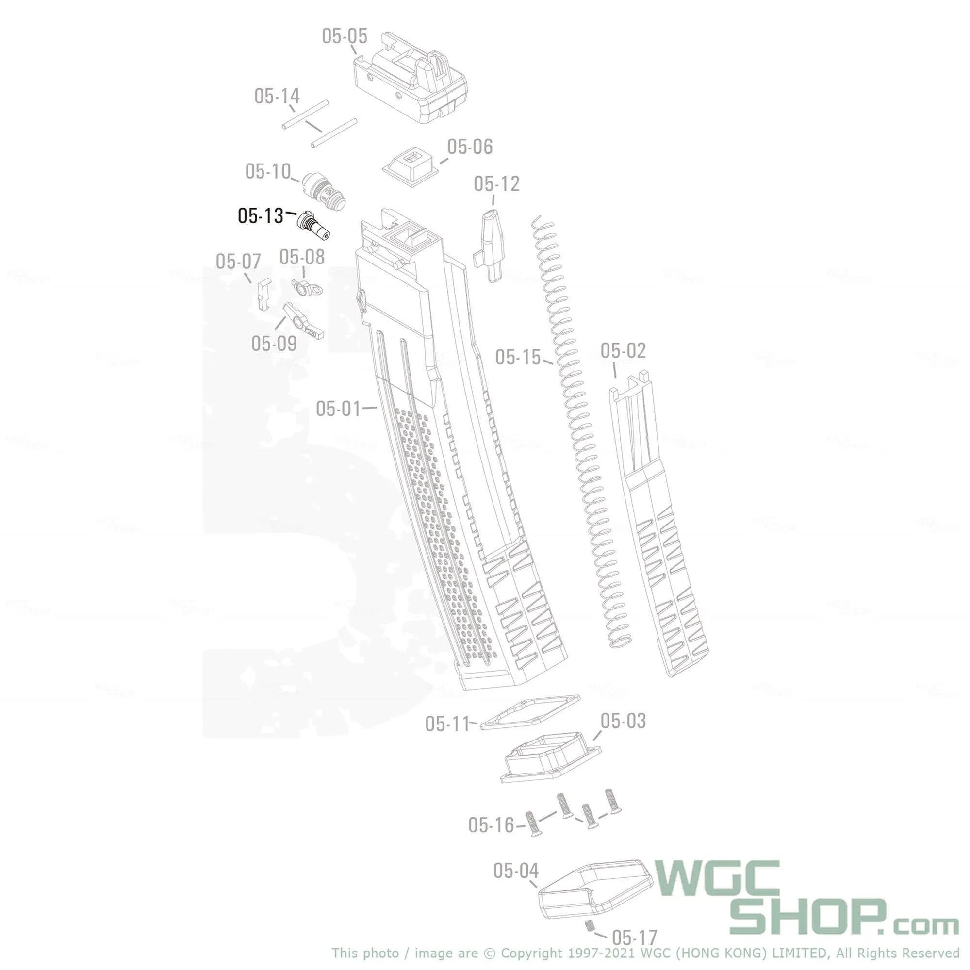 APFG Original Parts - MPX GBB Inlet Valve ( 05-13 )
