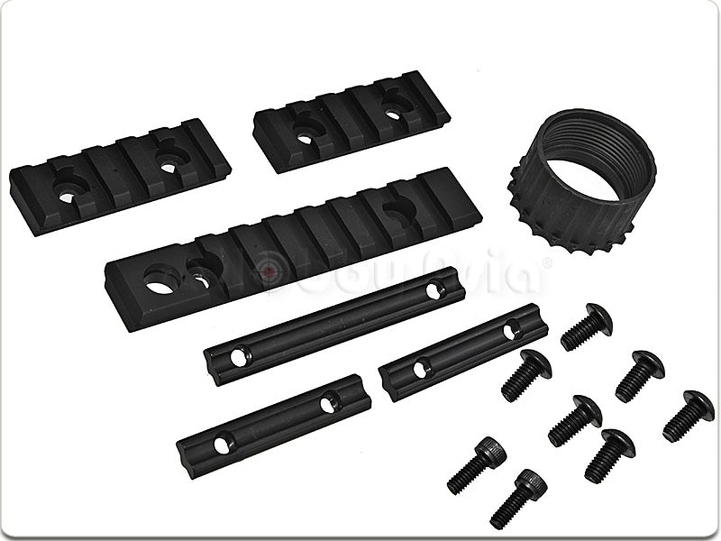 Madbull Viking Tactics Extreme BattleRail 11 inch w/ 3 bonus Quick-Attach Rail Sections.