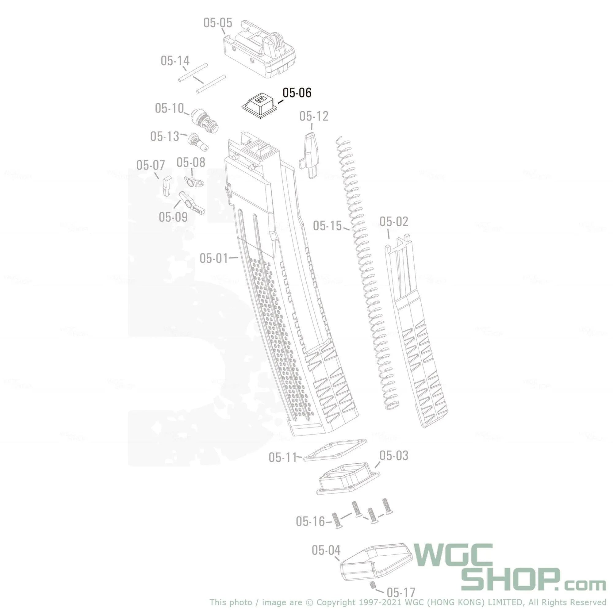 APFG Original Parts - MPX GBB Magazine Gas Router ( 05-06 )