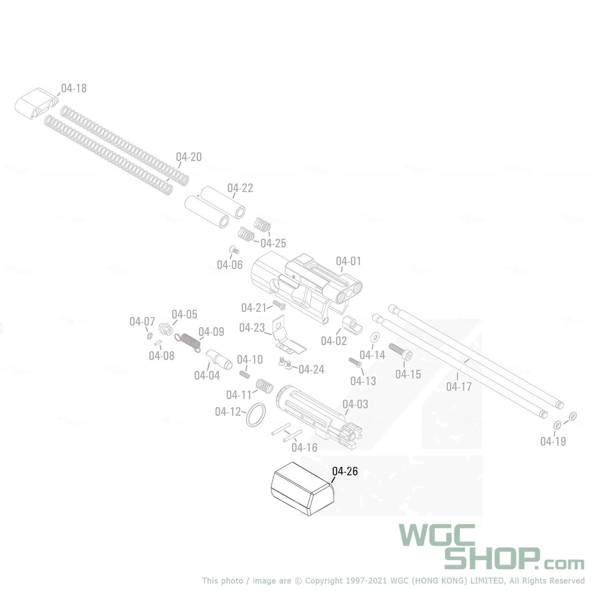 APFG Original Parts - MPX GBB Buffer ( 04-26 )