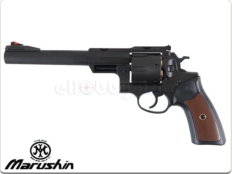 Marushin Super Redhawk 7.5inch HW Black Revolver (8mm X-Cartridge)