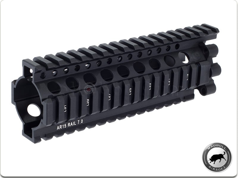 Madbull Daniel Defense Lite Rail 7inch Picatinny Handguard (Black)