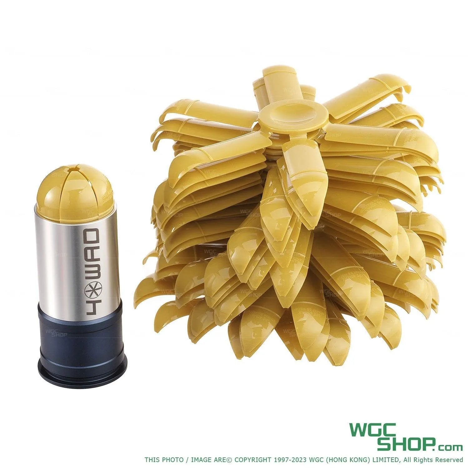 40MAX x L.P.S 40WAD Airsoft Grenade Shell + 40WAD Plastic Cap Set