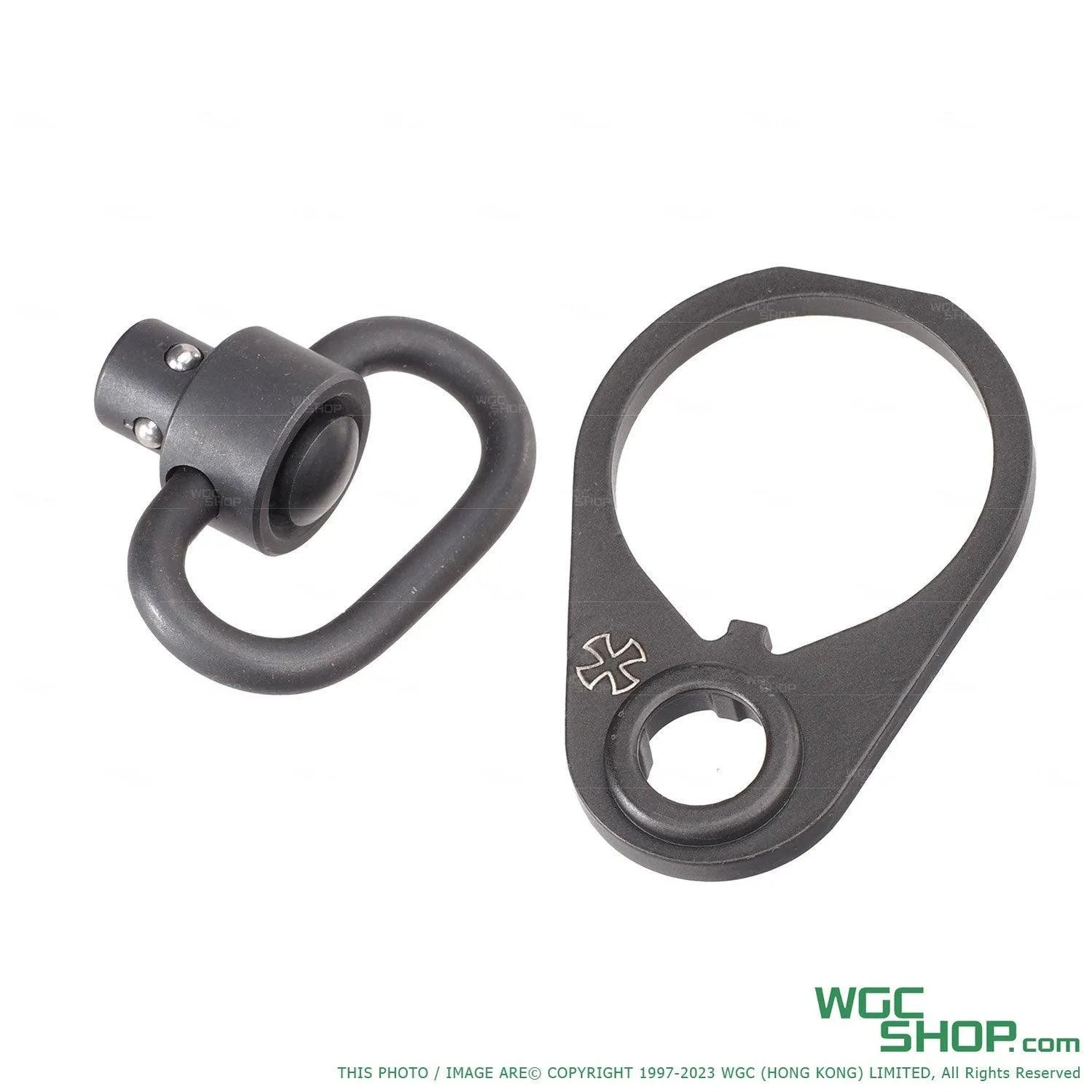 EMG / CGS QD Sling Swivel Steel End Plate Set for Marui MWS ( Noveske Ver. )