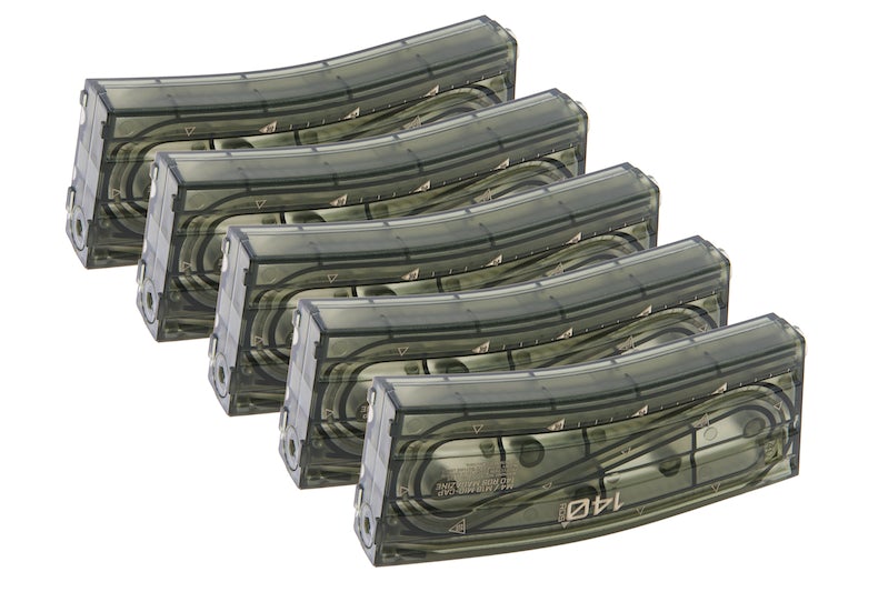 ARES 140rds Magazine for M4 / M16 AEG - Transparent (5PCS / BOX)