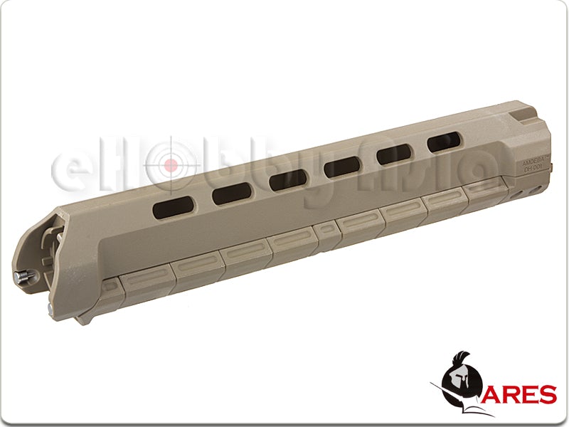 Amoeba (ARES) M4 Rifle-Length Handguard Set (Long, Dark Earth)