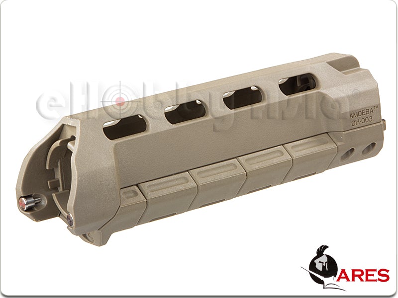 ARES (Amoeba) M4 Carbine-Length Handguard Set (Short, Dark Earth)