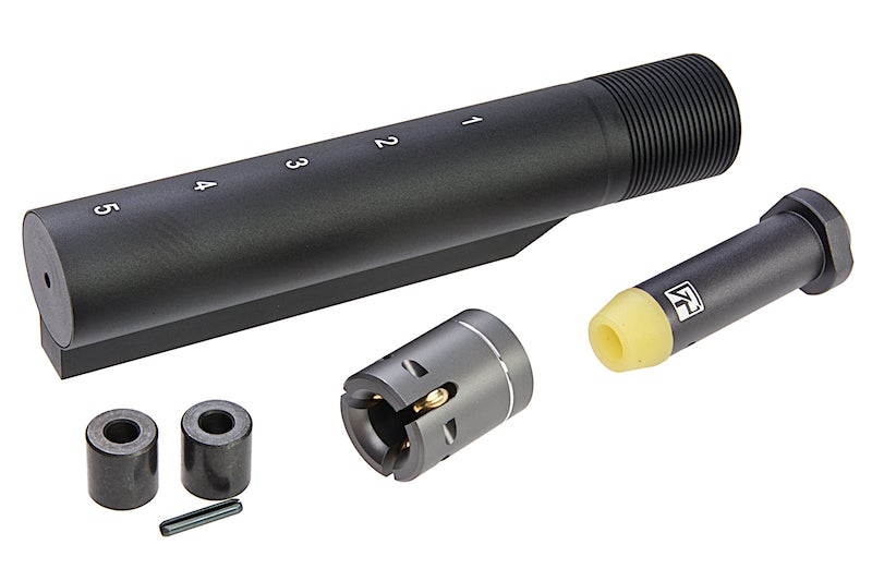 G&P Roller Bolt w/ MWS 5 Postion Buffer Tube Set for Tokyo Marui M4A1 MWS GBB Rifle